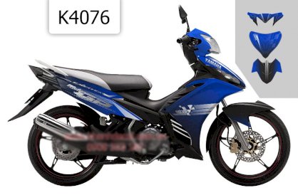 Decal trang trí xe máy Yamaha Exciter K4076