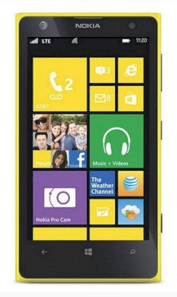 Nokia Lumia 1020 (Nokia EOS / Nokia 909) 64GB Yellow