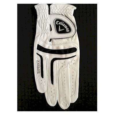 New Callaway Men's Tour Authentic Golf Gloves White One (1) RH Medium.Large 