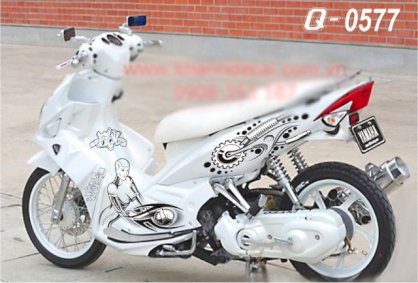 Decal trang trí xe máy Yamaha Nouvo Q0577