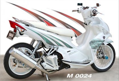 Decal trang trí xe máy Yamaha Nouvo M0024