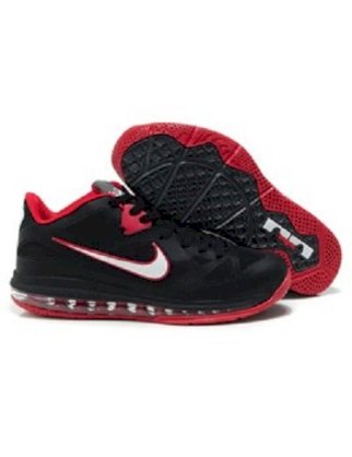 Giày bóng rổ Nike Lebron 9 Low đen/đỏ