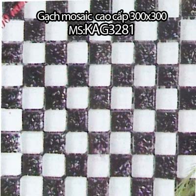 Gạch lát nền WC và trang trí Mosaic 300X300 KAG3281