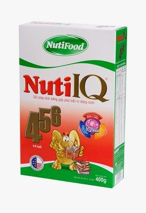 Sữa bột NutiIQ 456 hộp giấy 400g