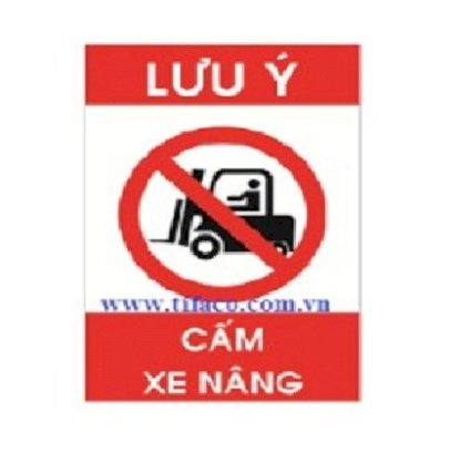 Biển cấm xe nâng