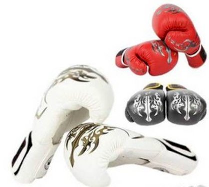 Pro Martial Arts MMA Muay Thai Traing Punching Sparring Boxing Gloves 18OZ/Pair