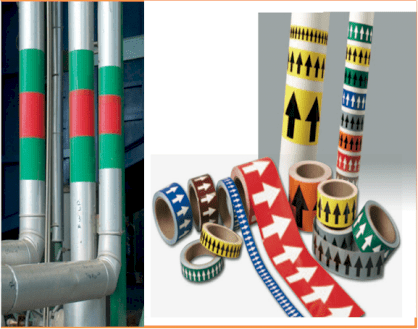 Nhãn đường ống Pipe Marking labels