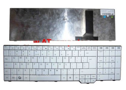 Keyboard Fujitsu Amilo Pi3625, Xi3670, Li3910, XI3650, XA3530, XA3520 Series,P/N: V0803301AK2, 90.4H907.H0H