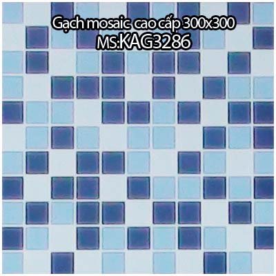 Gạch lát nền WC và trang trí Mosaic 300X300 KAG3286