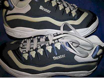 Dexter Maddy Navy/Silver/White Size 6 Women's Shoe w/Universal Sliding Soles