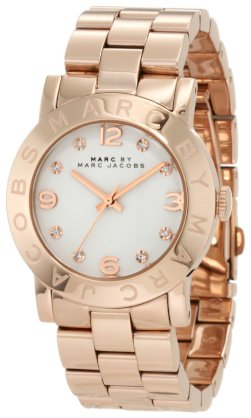 Marc by Marc Jacobs Amy Quartz White Dial Women's Watch - MBM3077