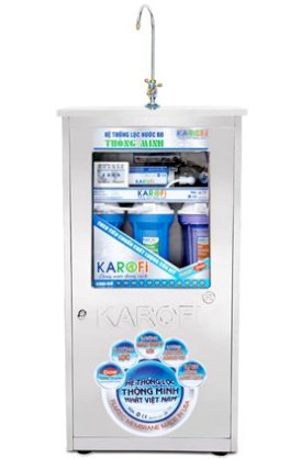Máy lọc nước Karofi 9 lõi bình áp nhựa ( có tủ )