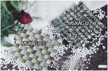 Gạch lát nền WC và trang trí Mosaic 300X300 KAG3277