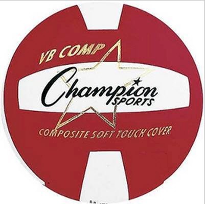 Champion Sports Comp Series Indoor Volleball Red/White