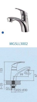 Vòi sen tắm đứng Megasun MGSLL3002