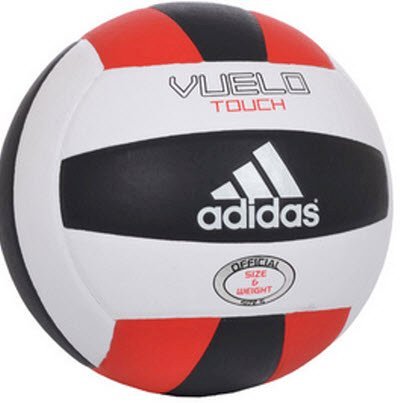 Adidas Vuelo Touch 2.0 Indoor Volleyball Ball - Red/White/Black - Size 5