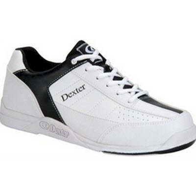 Dexter Men's Ricky III Bowling Shoes - White/Black (Wide Width)