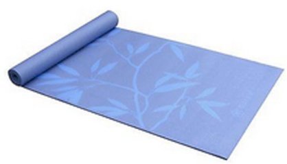 Gaiam Ash Leaves premium Yoga Mat 5mm Lavender eco 6P & latex free