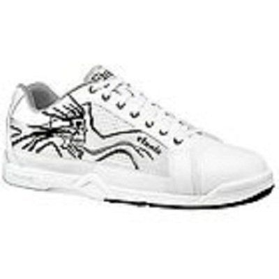 New Mens Etonic Forked Tongue Skull White Bowling Shoes Size 7-14 available