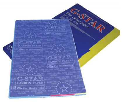 Giấy than Gstar (Mỹ - Xanh, đen) 100 tờ/tập (Gstar Carbon Paper) G-307