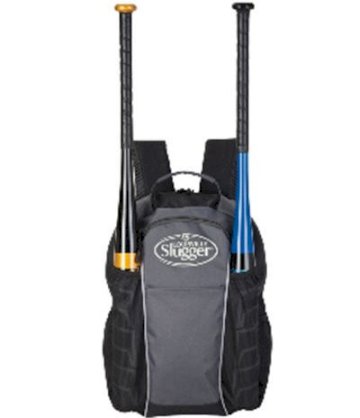 Louisville Slugger Series 3 Stick Pack Baseball/Softball Backpack Bag - Black