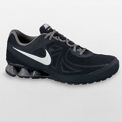 Nike Reax Run 7 run shoes MENS size 11 BLACK WITH GREY