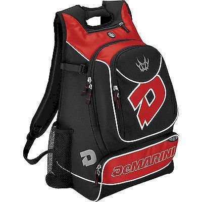 Demarini WTA9402 Vexxum Red Bat Pack Baseball Player Backpack Bat Bag