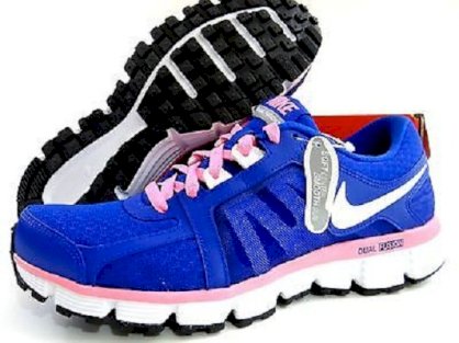 Nike DUAL FUSION ST 2 Women's size 11 Running Shoes Trainers BLUE 454240-416