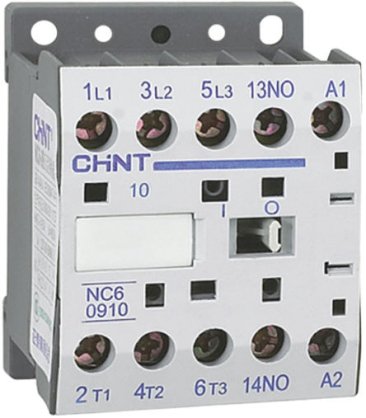 Contactor CHINT NC6 0901/3P/AC Coil/1NC/9A