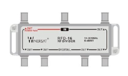 Bộ chia 6 đường/ 6 way splitter RFD-16 Winersat