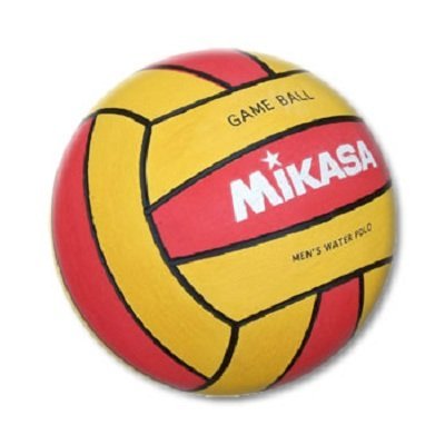 MIKASA - Mens Water Polo Ball - W5500 Red Yellow - Size 5