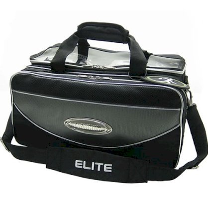 Elite Platinum Deluxe Double Tote Bowling Bag