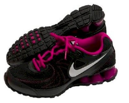 Nike Reax Run 7 Womens Running Shoe Black Pink Size 8