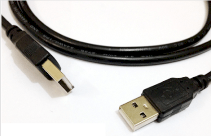 Cáp USB 2 đầu dương màu đen 1.5m