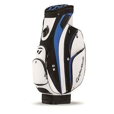 New 2013 TaylorMade San Clemente Cart Bag White Black Blue Charcoal