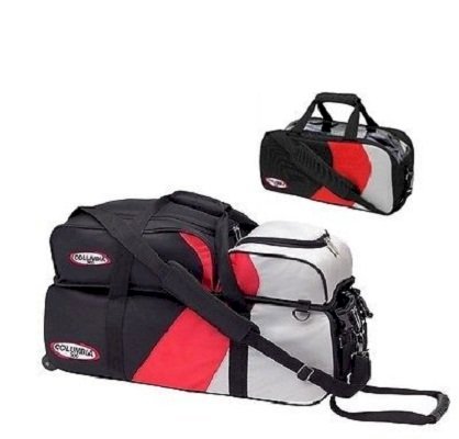 Columbia 2 & 3 Ball Tote Bowling Bags 1 of Each