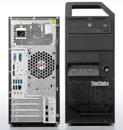 ThinkStation E32 Tower 30A0000KJP (Intel Xeon E3-1280 v3 3.60GHz, RAM 8GB, HDD 500GB, DVD+/-RW, Windows 7, Không kèm màn hình)