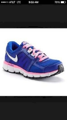Nike Dual Fusion ST 2 Running Shoes Women's size 8.5 Blue Pink
