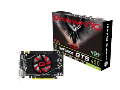 Gainward GeForce GTS 450 1024MB Green (NVIDIA GeForce GTS 450, 1GB DDR3, 128 bit, PCI-Express 2.0)