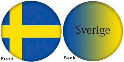 OTBB - Flag - Sweden Bowling Ball
