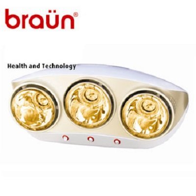 Đèn sưởi nhà tắm Braun BU03G (bóng vàng)