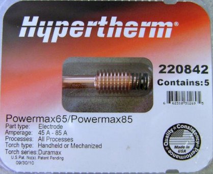 Phụ kiện máy hàn khác Hypertherm điện cực Powermax65-85 (220842)