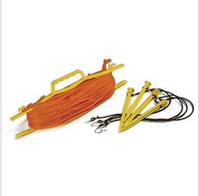 Tandem Sport Rope Volleyball Court Lines, Orange New