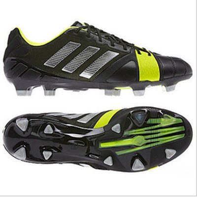 Adidas Nitrocharge 1.0 TRX FG Soccer Cleats Mens Size US 13 UK 12.5 BLACK Q33800