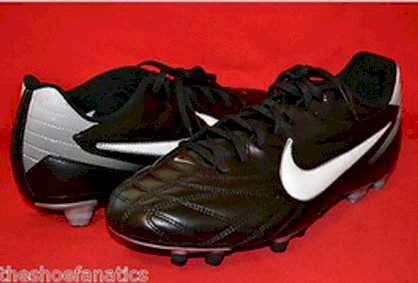 NIB Mens Nike Premier III FG Soccer Cleats Black White Silver 442467-010