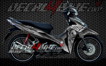 Decal trang trí xe máy Honda Wave 0004