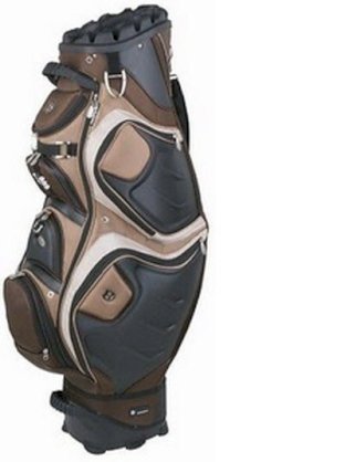 Quiet Organizer 12 Slot Golf Bag w Full Length Dividers in Mocha [ID 2225796]