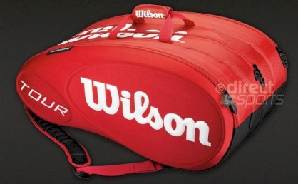 Wilson Tour Moulded 15 Racket Bag (Red) 
