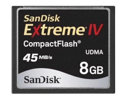 SanDisk CF Extreme IV - 8GB (45Mb/s)
