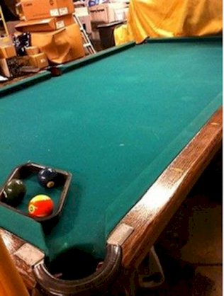 Billiard table, Pool table, antique style 8x4